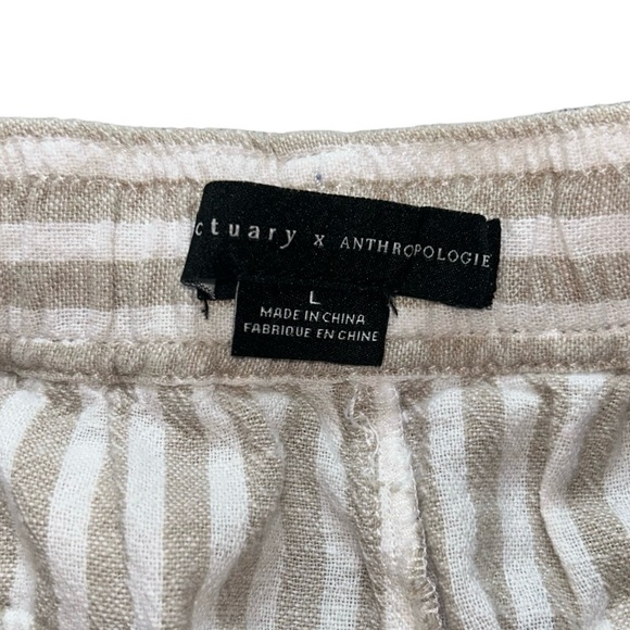 ANTHROPOLOGIE x SANCTUARY Sanctuary Discoverer Linen Cargo Pants Natural - Picture 5 of 6